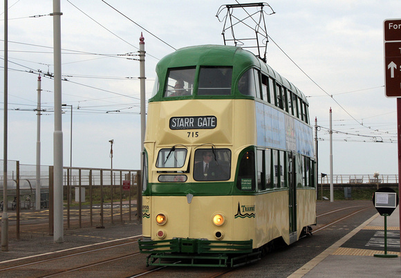 Blackpool Tram, 715, Starr Gate