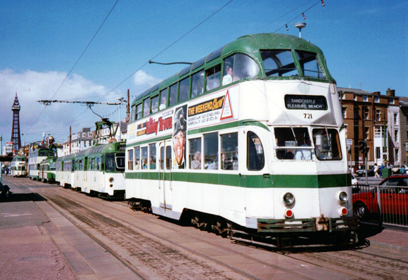 Blackpool Tram 721, Manchester Square