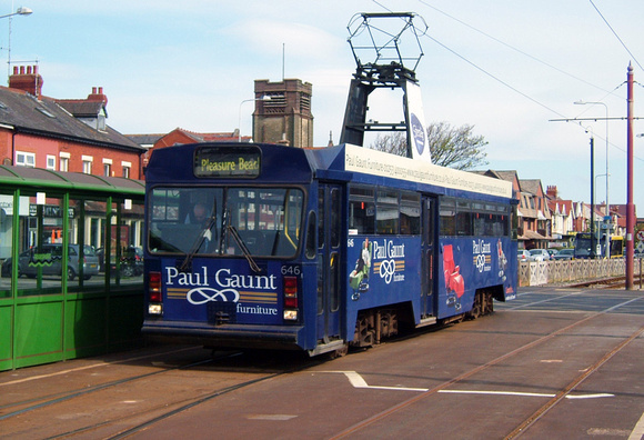 Blackpool Tram 646, Cleveleys