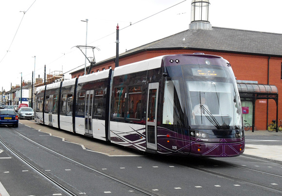 Blackpool Tram, 008, Fleetwood