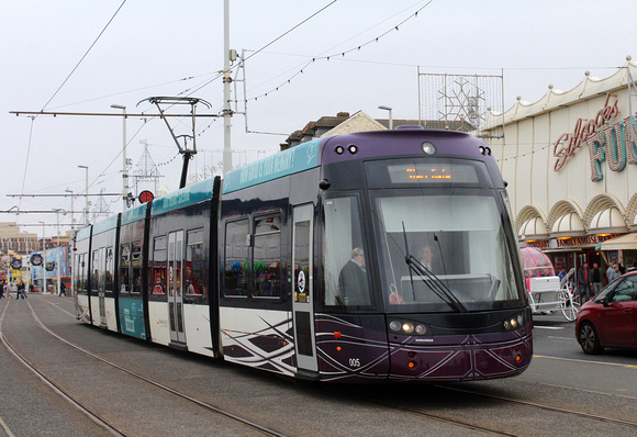 Blackpool Tram, 005, Central Pier