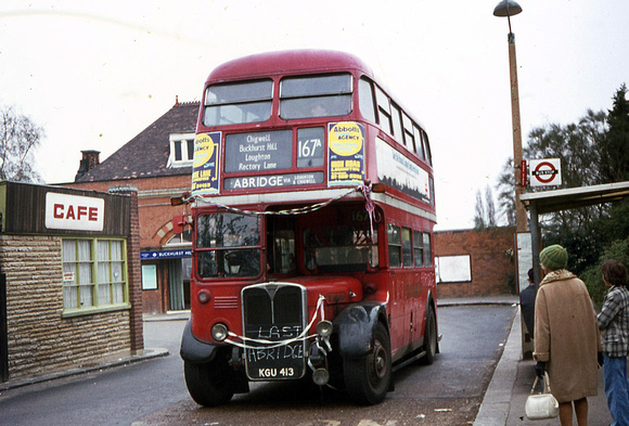 Route 167A, London Transport, RT1544, KGU413, Buckhurst