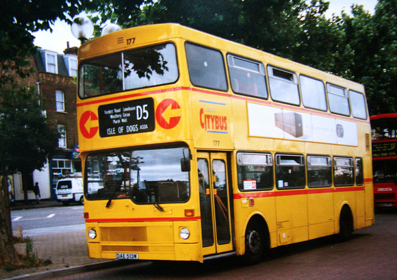 Route D5, Capital Citybus 177, DAE513W, Mile End
