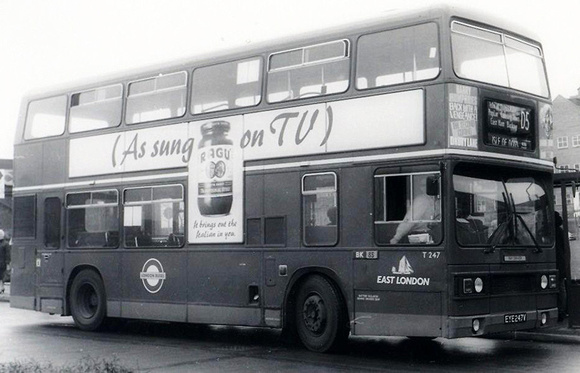 Route D5, East London Buses, T247, EYE247V, Isle Of Dogs