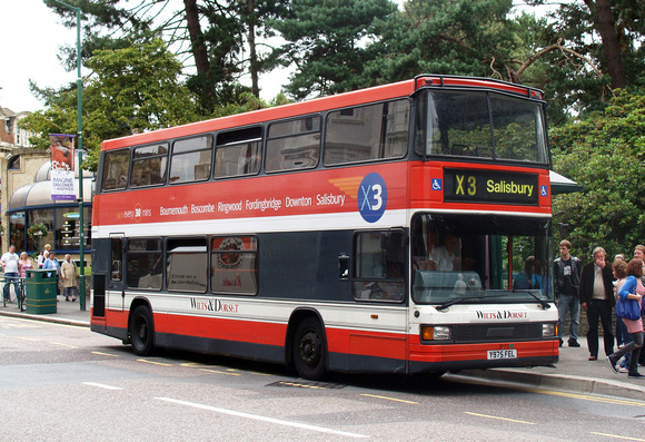 Route X3, Wilts & Dorset 3175, Y975FEL, Bournemouth