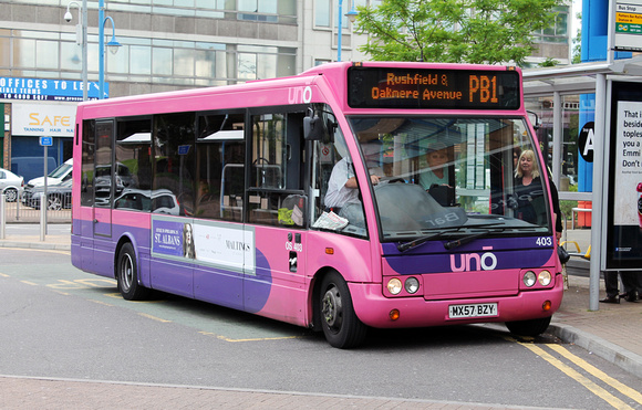 Route PB1, Uno Bus, OS403, MX57BZY