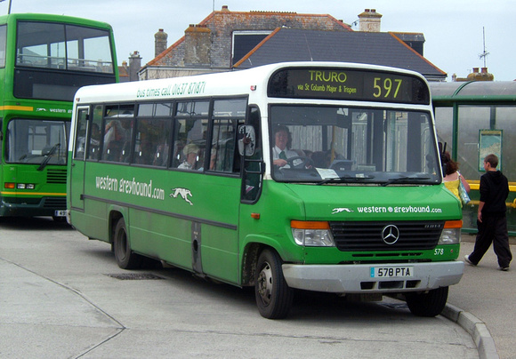 Route 597, Western Greyhound 578, 578PTA, Newquay