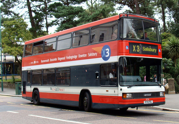Route X3, Wilts & Dorset 3174, Y174FEL, Bournemouth