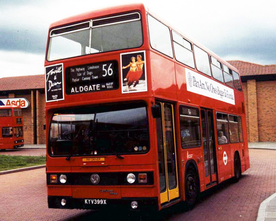 Route 56, London Transport, T399, KYV399X