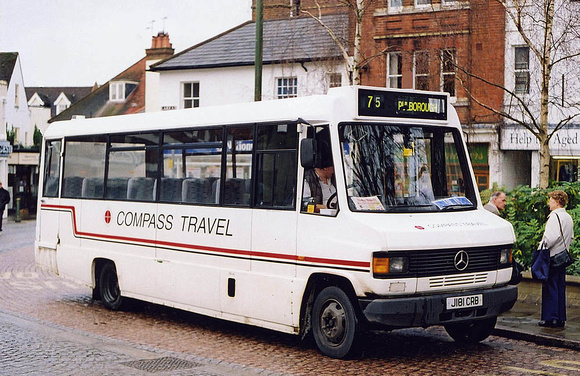 Route 75, Compass Bus, J181CRB, Horsham
