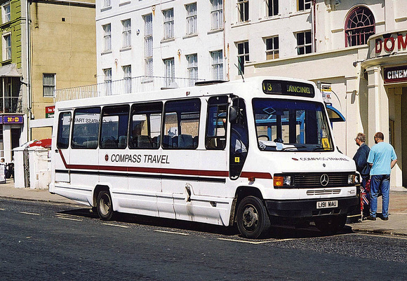 Route 13, Compass Bus, L191MAU, Worthing