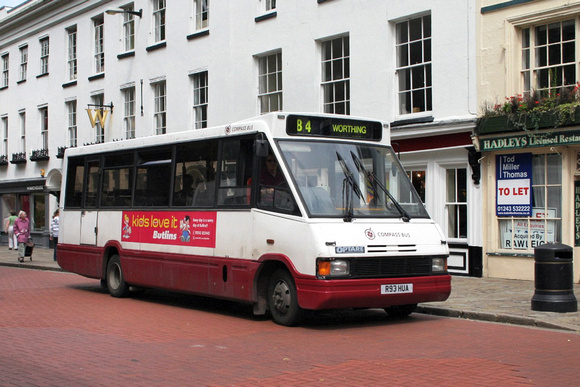 Route 84, Compass Bus, R93HUA, Chichester