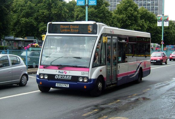 Route 5, First 53111, EO02FKZ, Plymouth