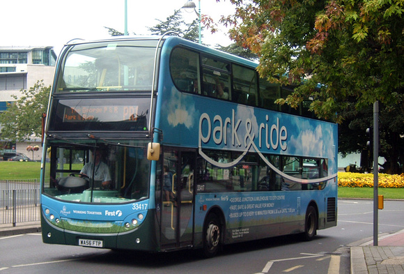 Route Park & Ride, First 33417, WA56FTP, Plymouth
