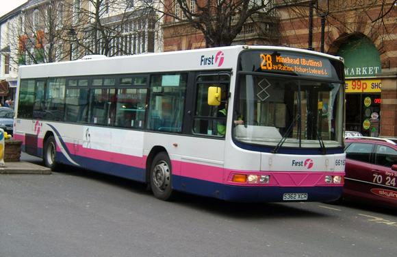 Route 28, First 66162, S362XCR, Minehead