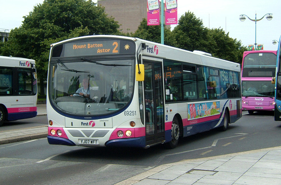 Route 2, First 69251, YJ07WFT, Plymouth