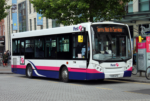 Route Not In Service, First Bristol 44906, YX09AFO, Bristol