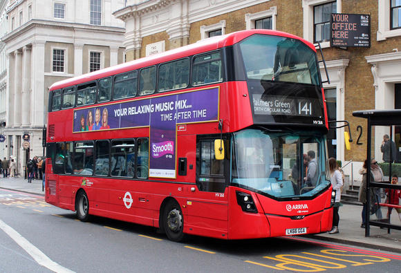 Route 141, Arriva London, HV268, LK66GGA, London Bridge