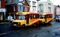 Red Bus North Devon 427, C348GFJ, Barnstaple
