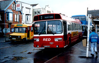 Red Bus North Devon 2813, HTA844N, Barnstaple