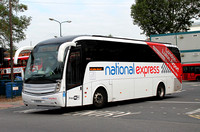 Route A1, National Express, LA155, FJ13ECA, Golders Green