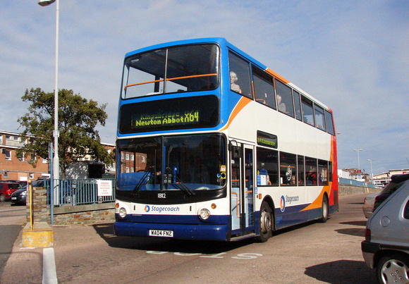 Route X64, Stagecoach Devon 18112, WA04FNX, Exeter