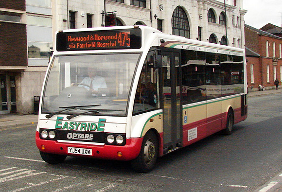 Route 475, Rossendale 53, YJ54UXW, Bury