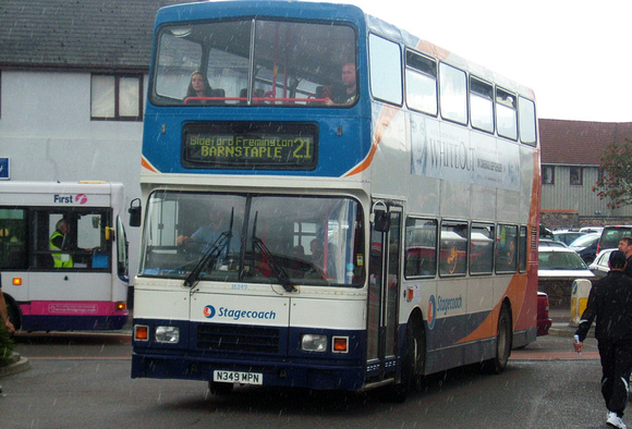 Route 21, Stagecoach Devon 16349, N349MPN, Barnstaple