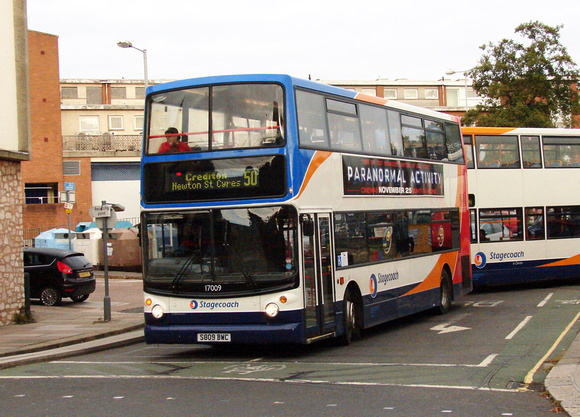Route 50, Stagecoach Devon 17009, S809BWC, Exeter