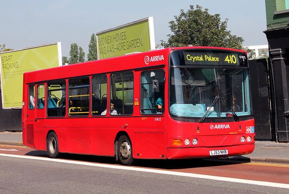 Route 410, Arriva London, DWS3, LJ53NHB, East Croydon