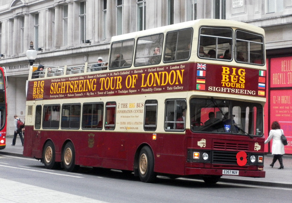 Big Bus Tours, MBO357, E357NUV, Oxford Circus