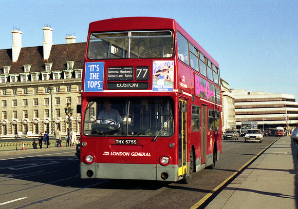 Route 77, London General, DMS2575, THX575S, Westminster