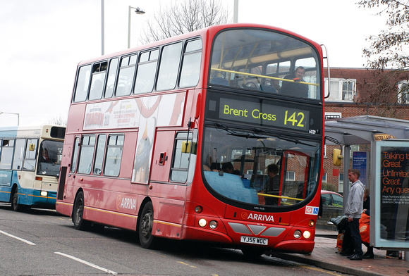 Route 142, Arriva The Shires 6029, YJ55WOC, Watford