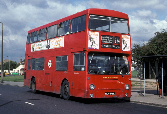 Route 274, London Transport, DMS1479, MLH479L, Yeading