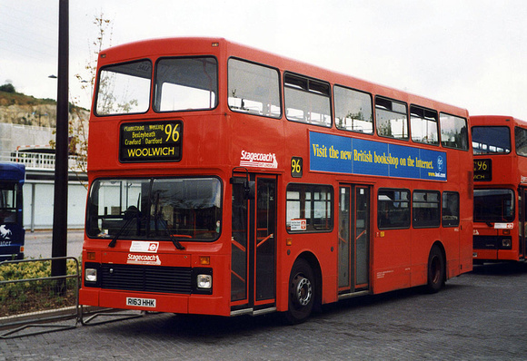 Route 96, Stagecoach London, VN163, R163HHK, Bluewater