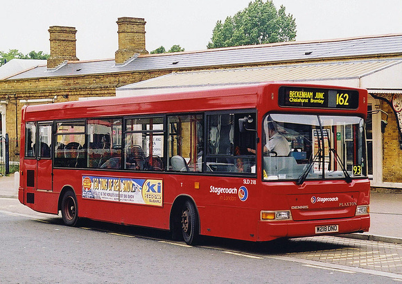 Route 162, Stagecoach London, SLD218, W218DNO, Beckenham
