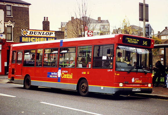 Route 345, London Central, LDP47, R447LGH, Clapham Junction