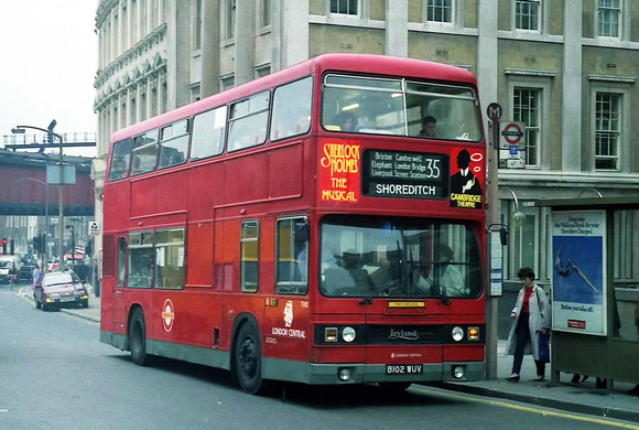 Route 35, London Central, T1102, B102WUV, London Bridge