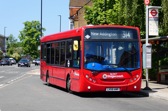 Route 314, Stagecoach London 36347, LX59ANR, Bromley