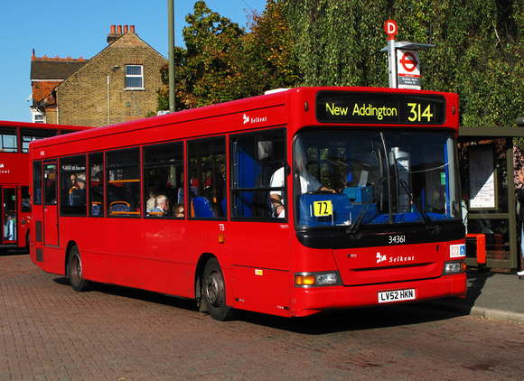 Route 314, Selkent ELBG 34361, LV52HKN, Bromley