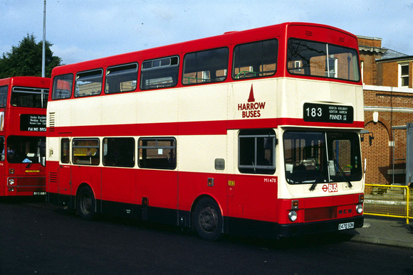 Route 183, Harrow Buses, M1478, Golders Green