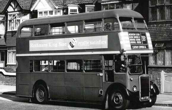 Route 35A, London Transport, RTL1461, NLE735, Leyton