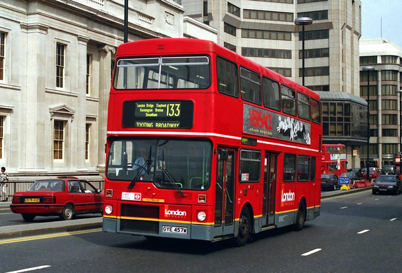 Route 133, London General, M457, GYE457W, London Bridge