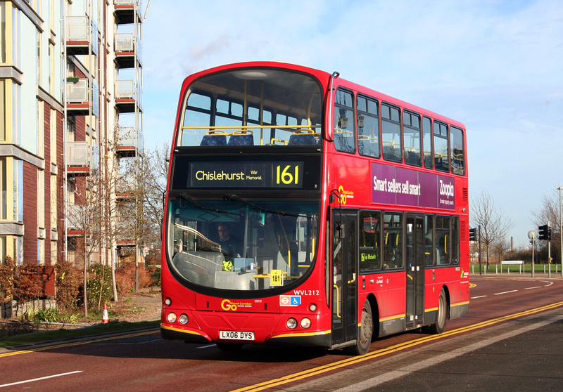 London Bus Routes | Route 161: Chislehurst - North Greenwich

