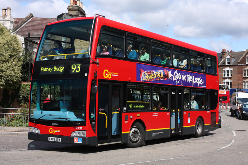 London Bus Routes | Route 93: North Cheam - Putney Bridge | Route 93 ...