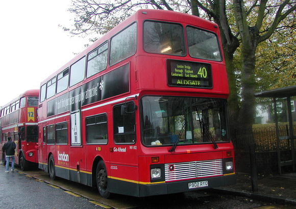 Route 40, London Central, NV102, P902RYO, Dulwich