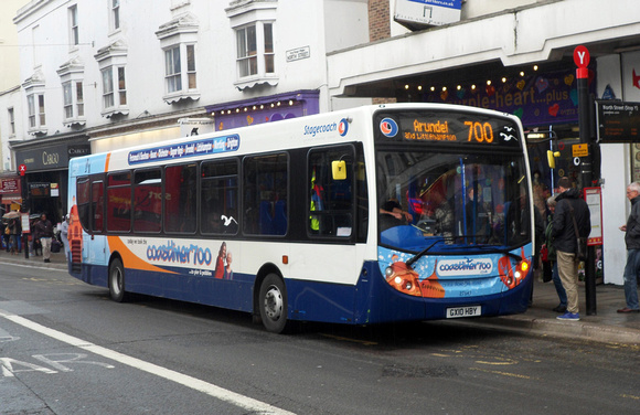 Route 700, Stagecoach South Coast 27643, GX10HBY, Brighton