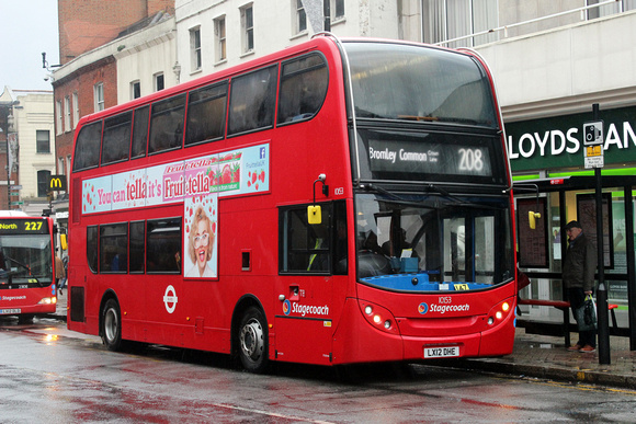 Route 208, Stagecoach London 10153, LX12DHE, Bromley