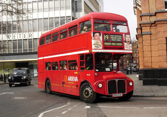 Route 19, Arriva London, RM29, OYM453A, Sloane Square