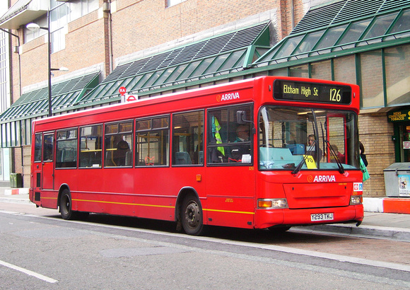 Route 126, Arriva Kent Thameside 3293, Y293TKJ, Bromley